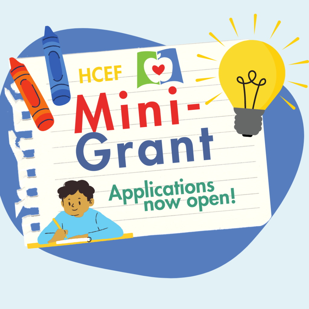 Mini-grant applications now open!