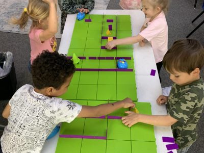 Mini-grant students make a route for robots